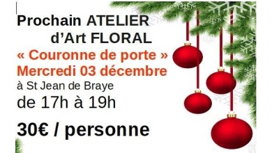 ATELIER FLORAL "COURONNE DE PORTE" le 03 DECEMBRE 2025